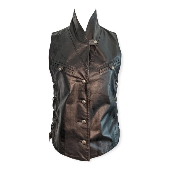 Harley-Davidson Other - Vintage leather Harley Davidson motorcycle vest